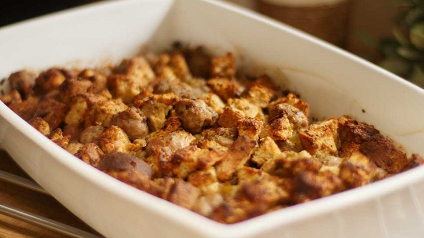 Italian Sausage Turkey Stuffing